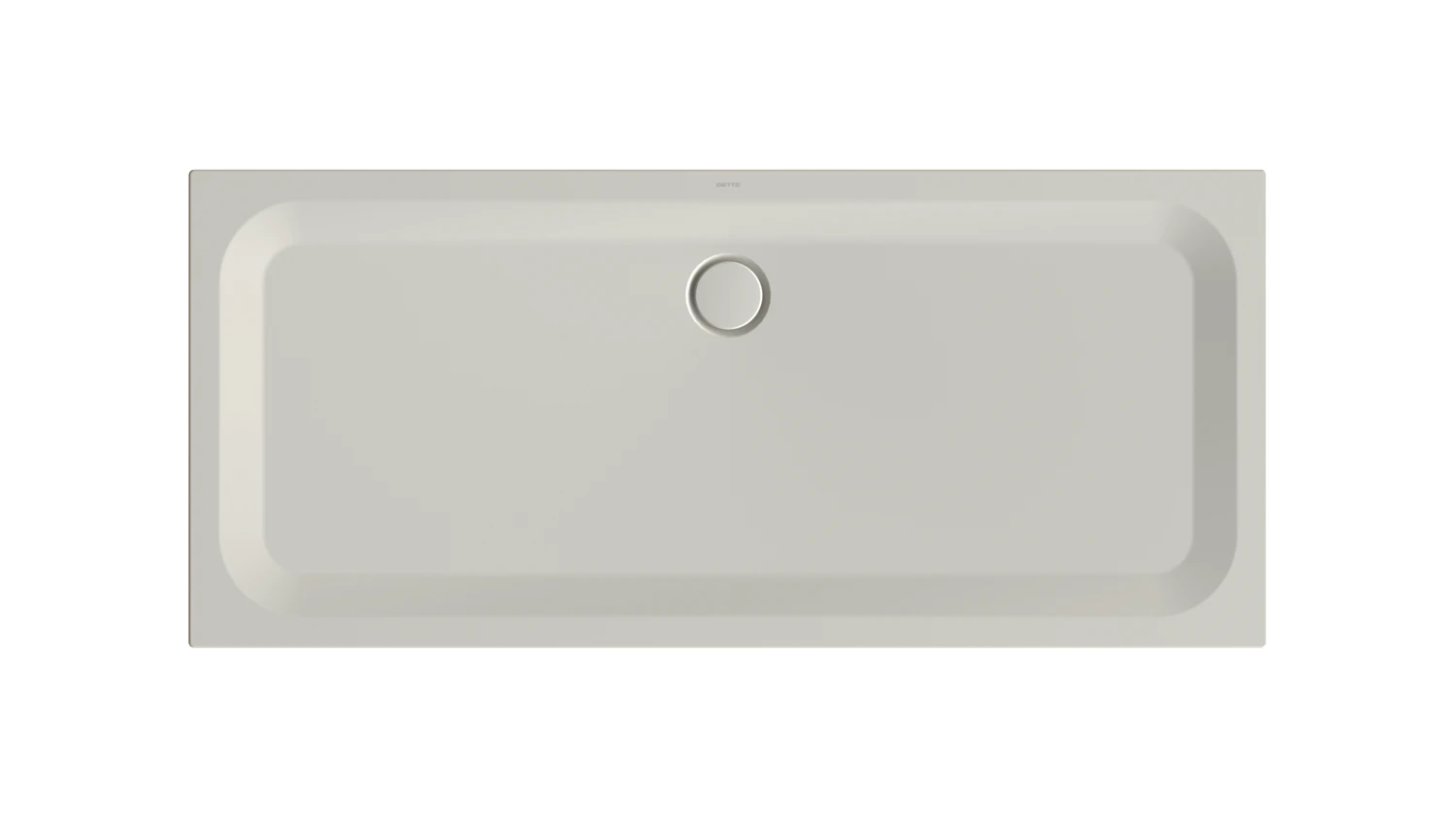 Bette rechteck Duschwanne „BetteUltra“ 180 × 80 cm in Flax