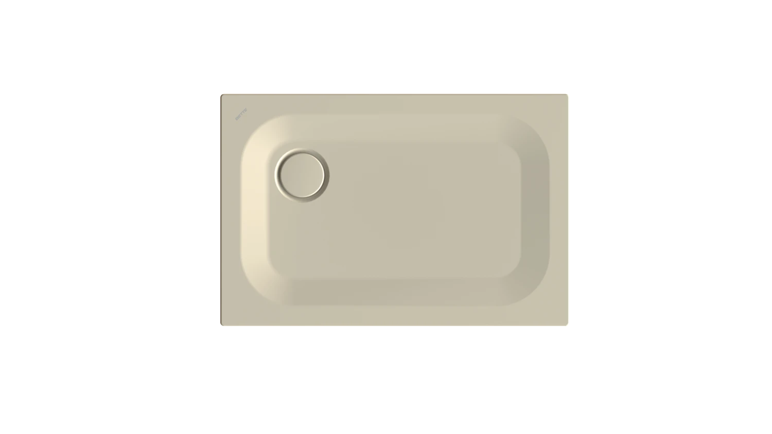 Bette rechteck Duschwanne „BetteUltra“ 90 × 60 cm in Beige