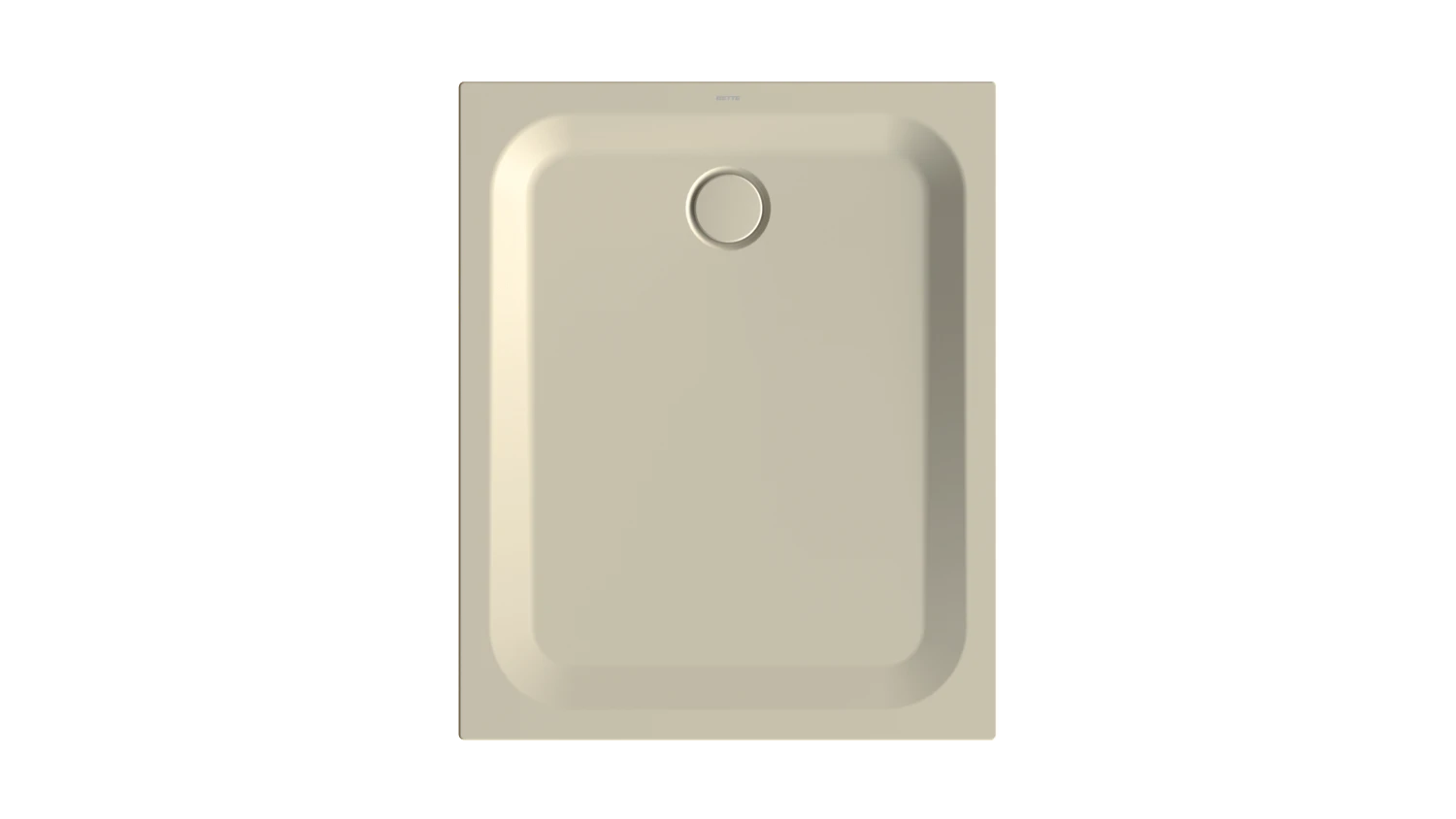 Bette rechteck Duschwanne „BetteUltra“ 110 × 90 cm in Beige