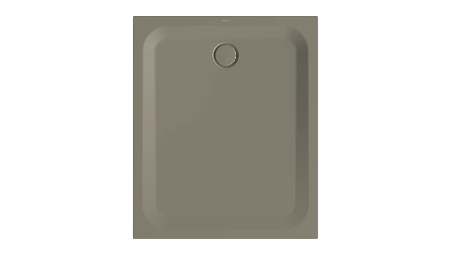 Bette rechteck Duschwanne „BetteUltra“ 120 × 100 cm in Graphite