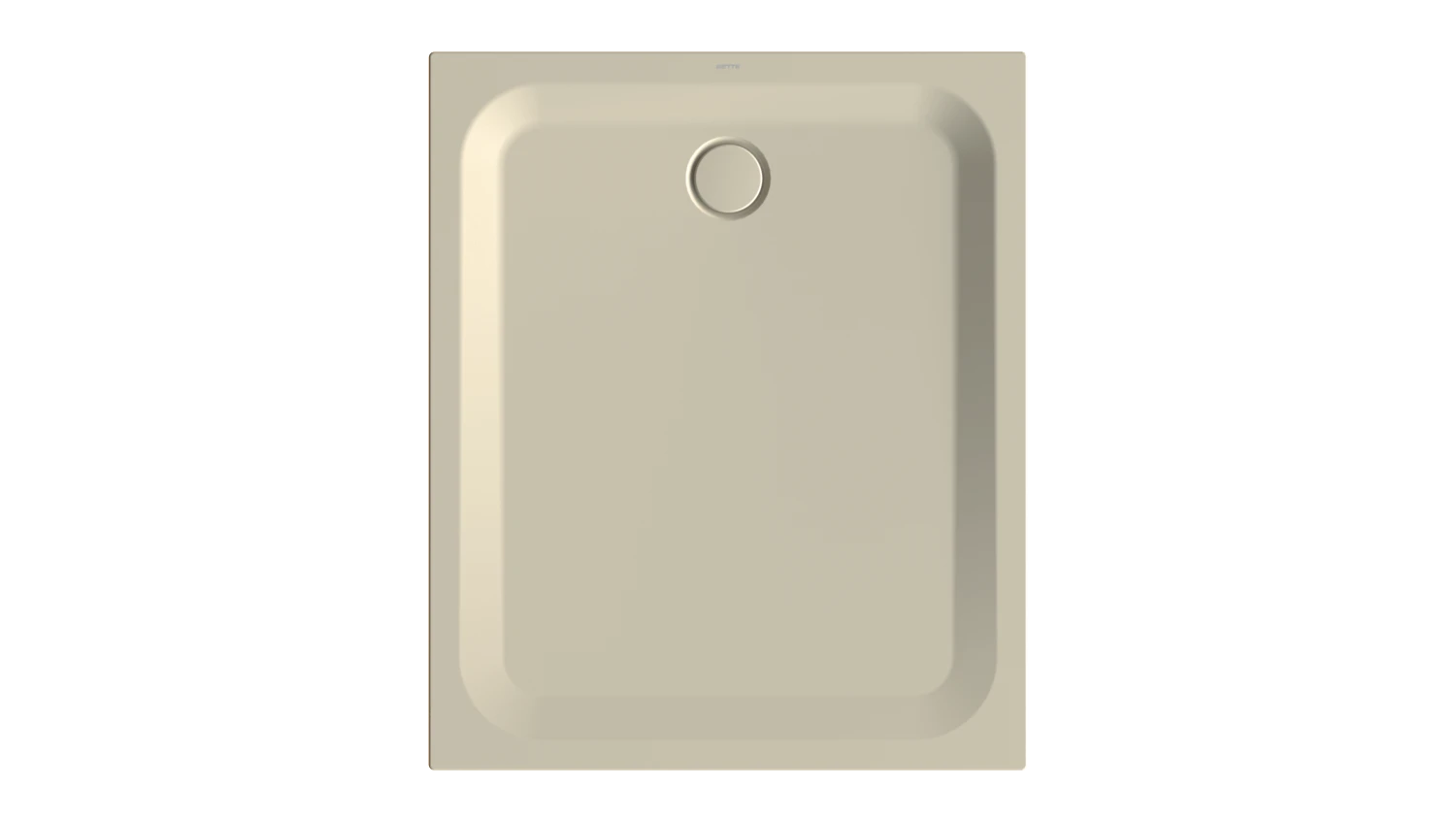 Bette rechteck Duschwanne „BetteUltra“ 120 × 100 cm in Beige