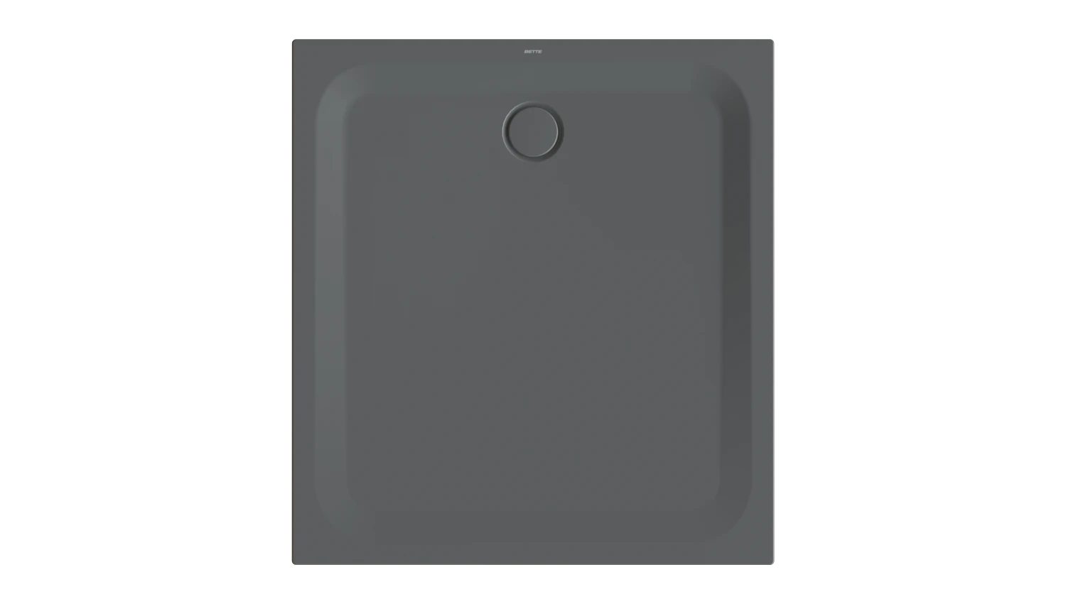Bette rechteck Duschwanne „BetteUltra“ 120 × 110 cm in Raven