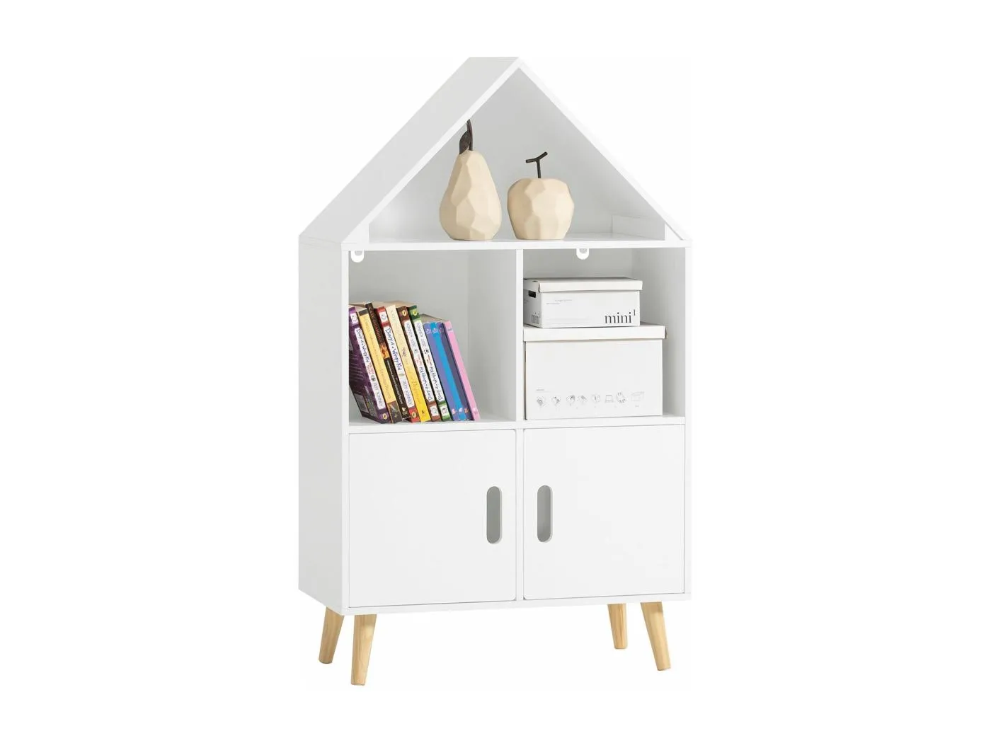 Kinderregal KMB58-W 60 x 103 x 30 cm Weiß