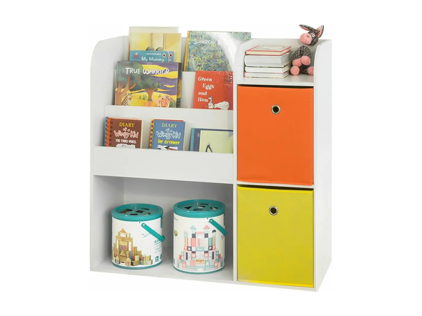 Kinderregal KMB37-W 89 x 88 x 35 cm Weiß