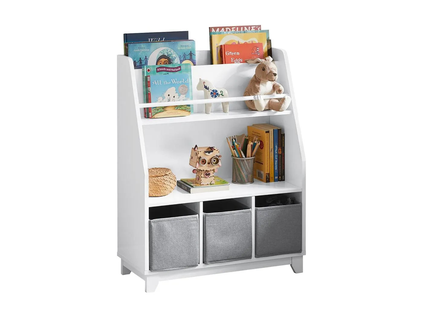 Kinderregal KMB34-W 63 x 80 x 28 cm Weiß