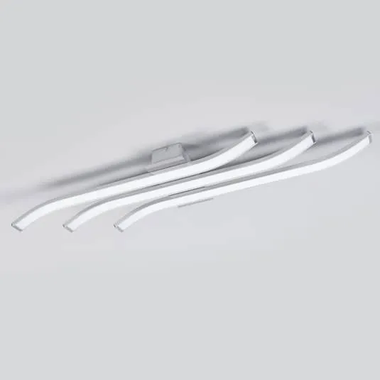 Euluna Led Deckenlampe Largo Deckenlampe Deko Deckenlicht Led 3 Flg 83 Cm Alu B-Ware