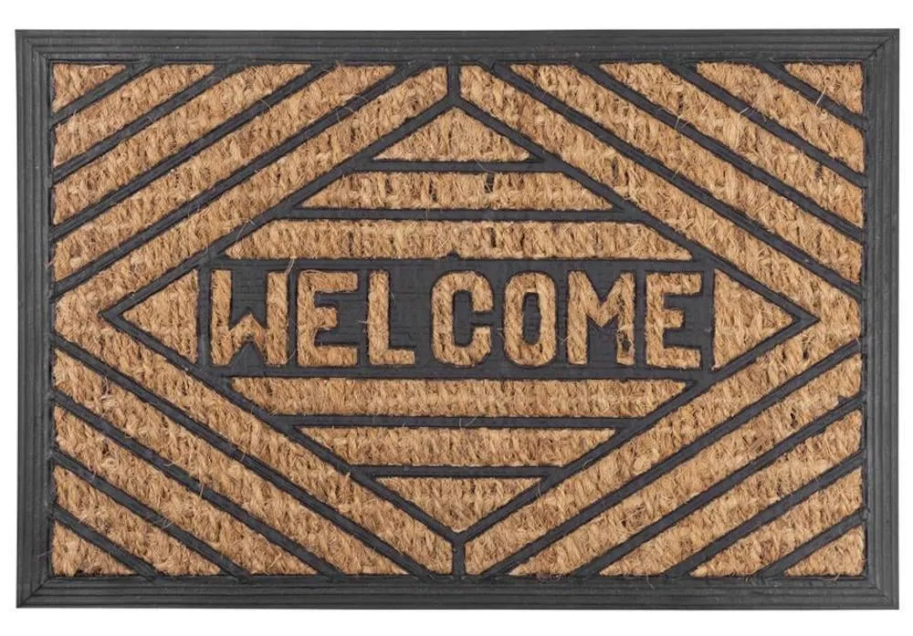 PROREGAL Fußmatte, Schmutzfangmatte RBPM93, 40x60cm, Willkommen