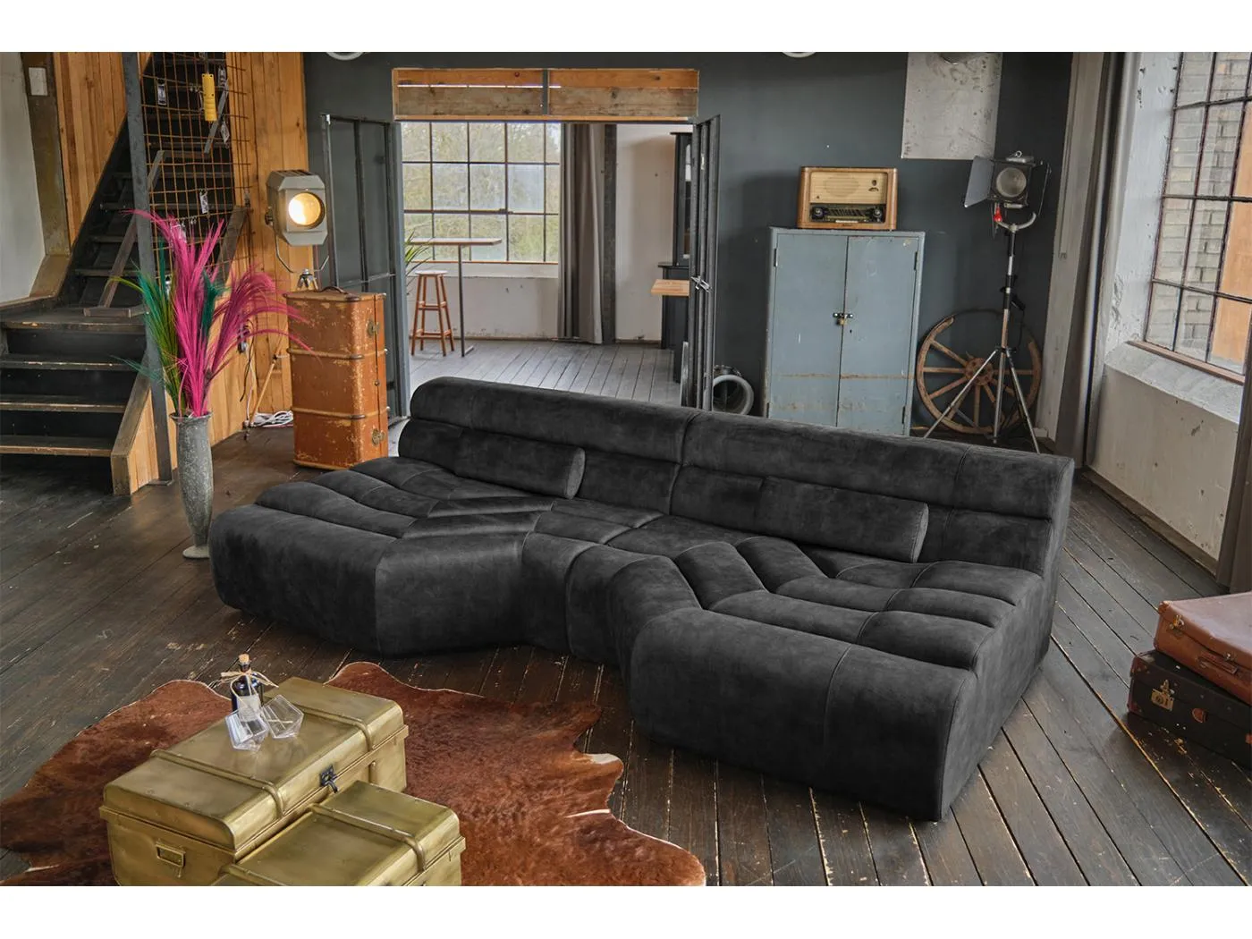 Big - Anthrazit Velvet - TARA