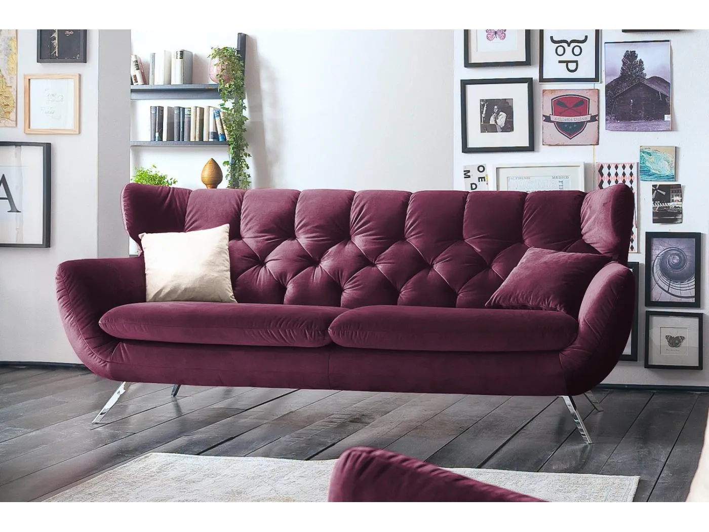 Sofa - Violett Velvet - JACK