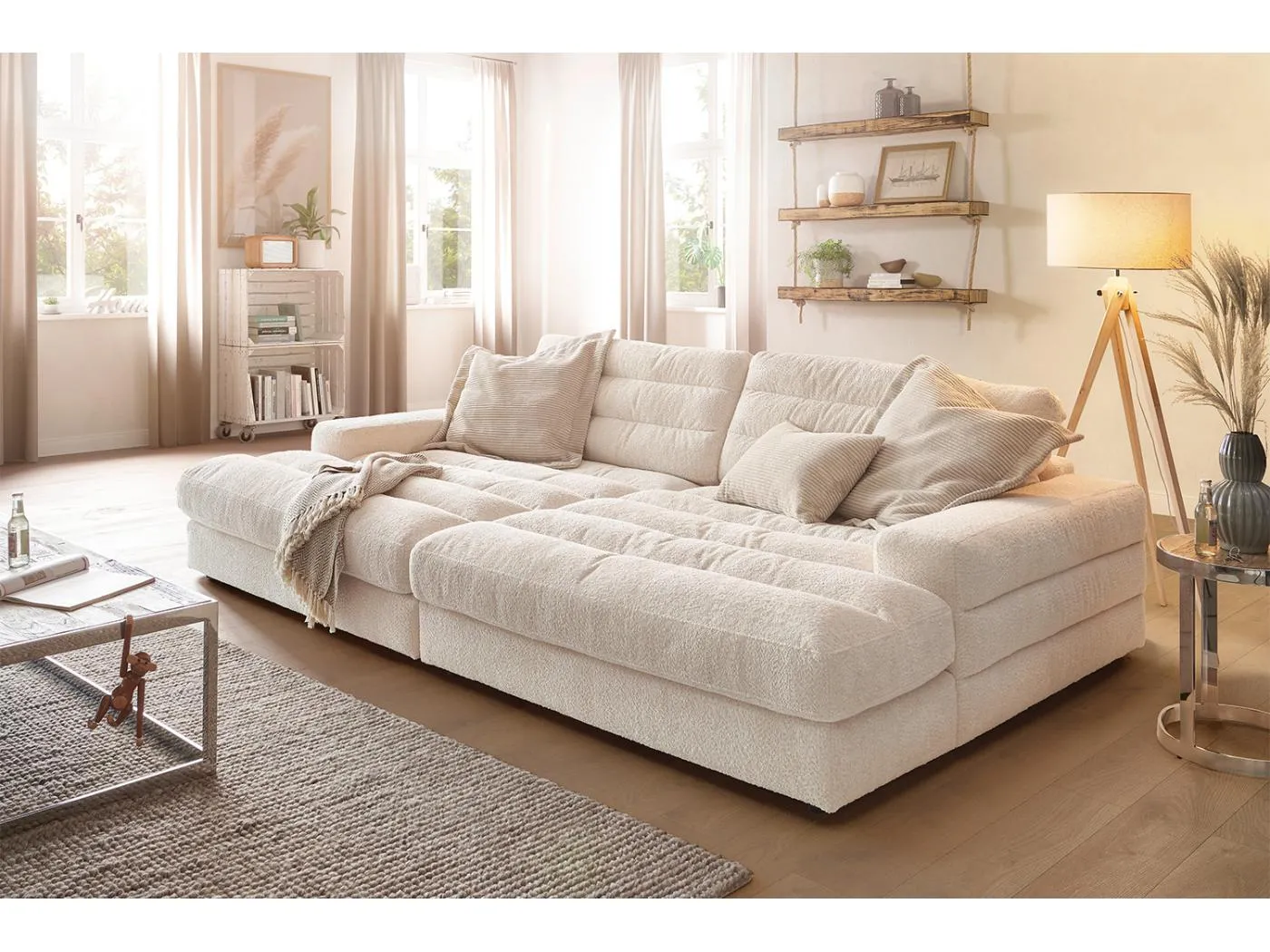 Big - Weiß Webstoff - LANA