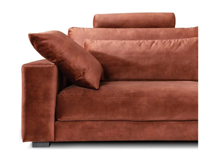 Ecksofa - Braun Velvet - ETICO