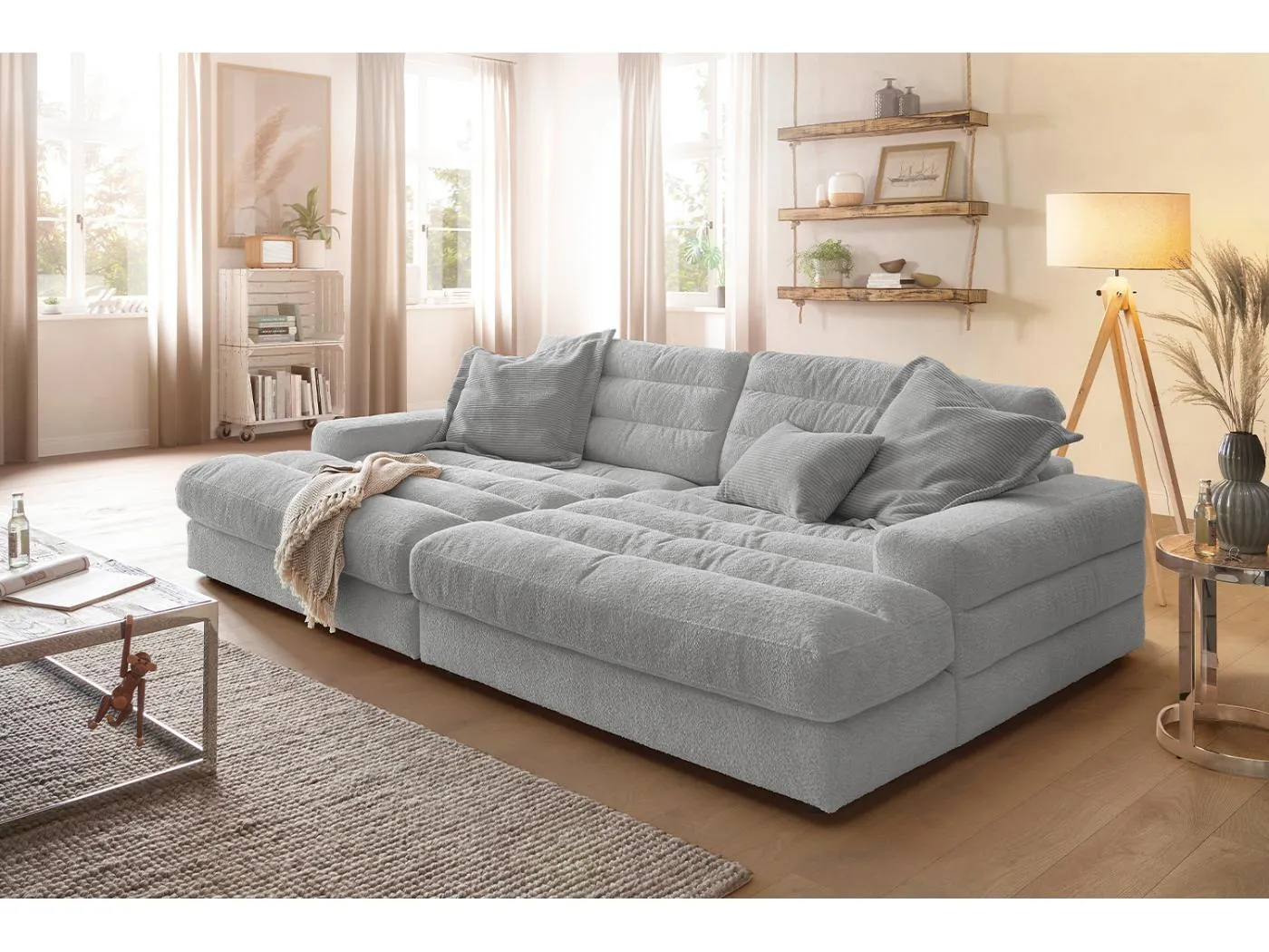 Big - Grau Webstoff - LANA