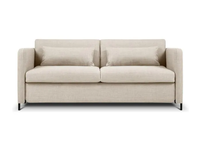 CXL by Christian Lacroix - 2-Sitzer ausklappbares Sofa "Yanis" Sitzer aus strukturiertem Stoff beige - 182x102x80cm