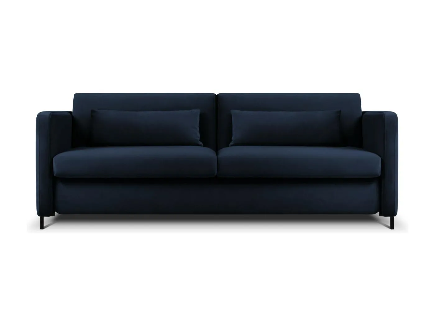 CXL by Christian Lacroix - 3-Sitzer ausklappbares Sofa "Yanis" Sitzer aus Samt königsblau - 202x102x80cm