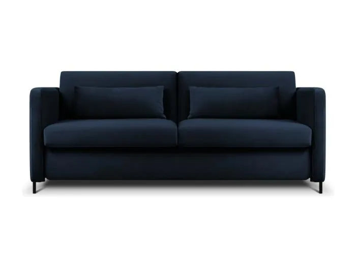 CXL by Christian Lacroix - 2-Sitzer ausklappbares Sofa "Yanis" Sitzer aus Samt königsblau - 182x102x80cm