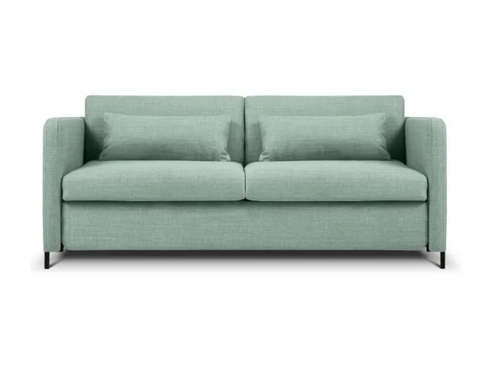 CXL by Christian Lacroix - 2-Sitzer ausklappbares Sofa "Yanis" Sitzer aus strukturiertem Stoff minze - 182x102x80cm