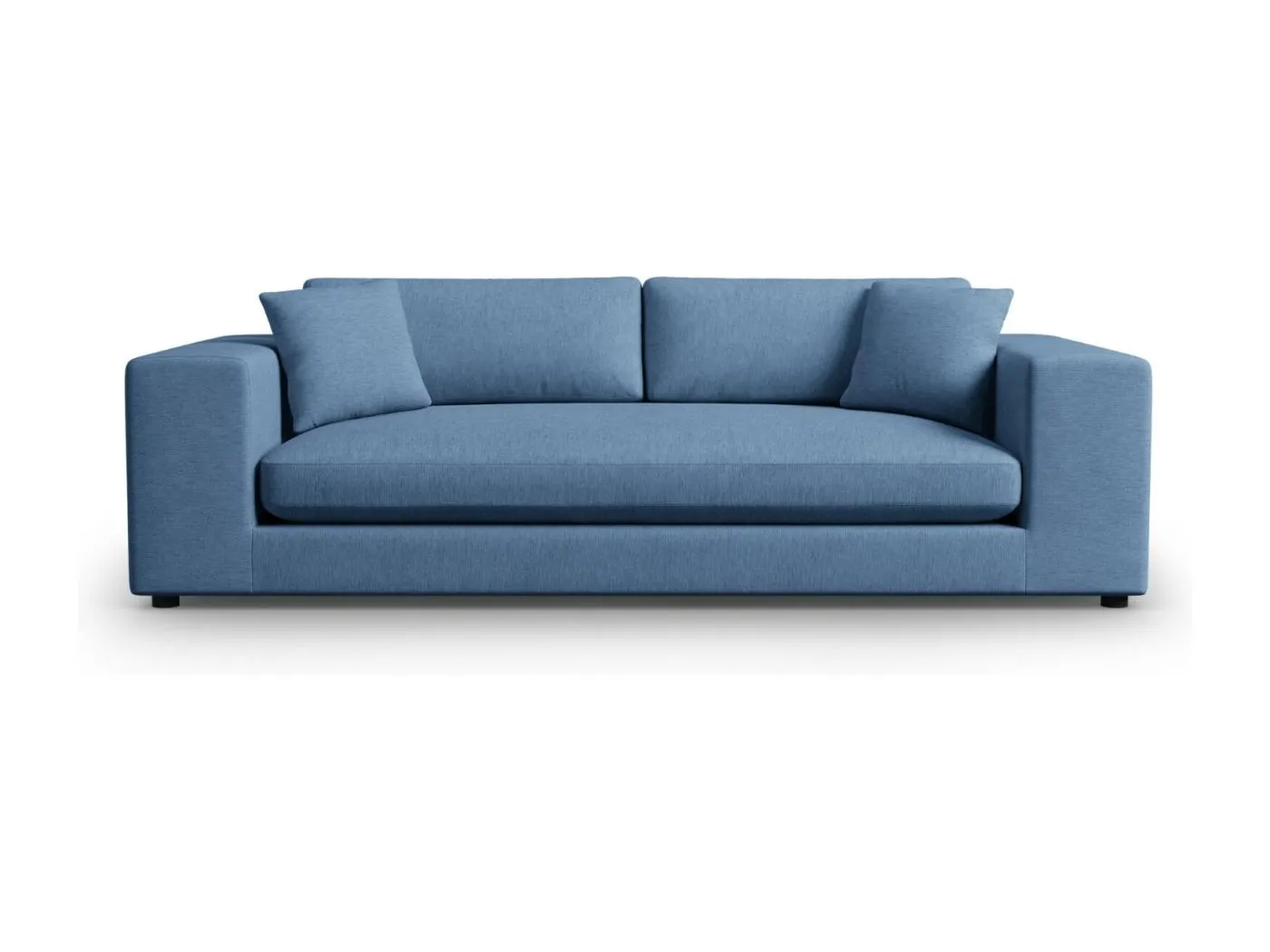 CXL by Christian Lacroix - 4-Sitzer Sofa "Tendance" Sitzer aus strukturiertem Stoff dunkelblau - 262x122x72cm