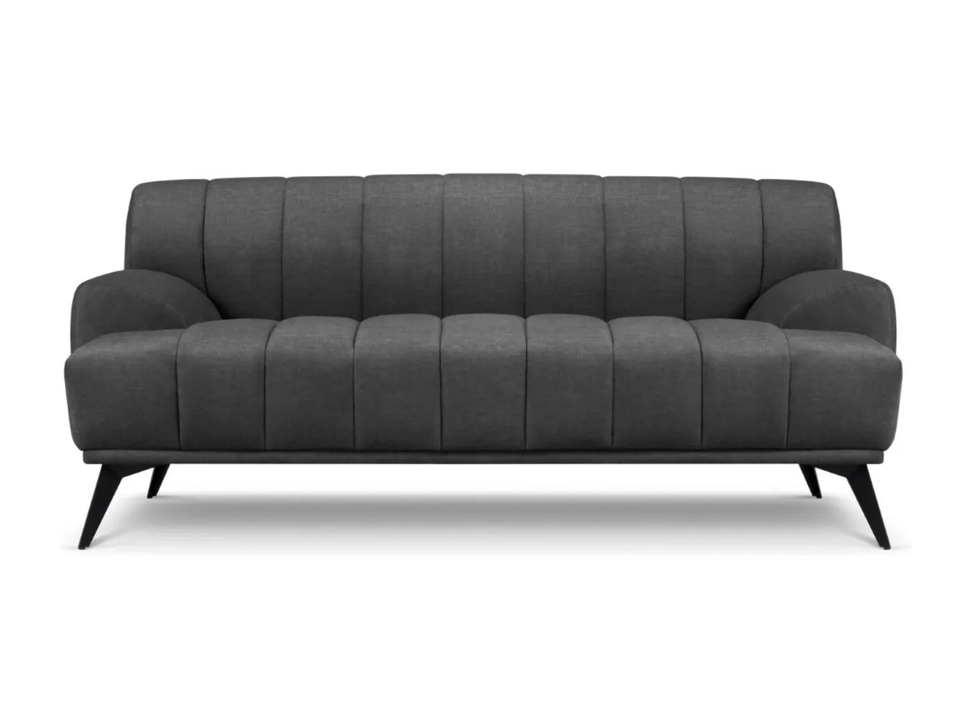CXL by Christian Lacroix - 2-Sitzer Sofa "Rita" Sitzer aus Samt dunkelgrau - 166x94x77cm