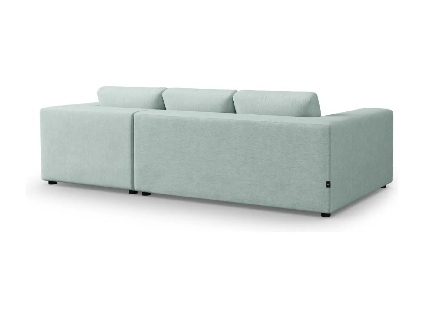 CXL by Christian Lacroix - 5-Sitzer Ecksofa rechts "Tendance" Sitzer aus strukturiertem Stoff minze - 282x174x72cm