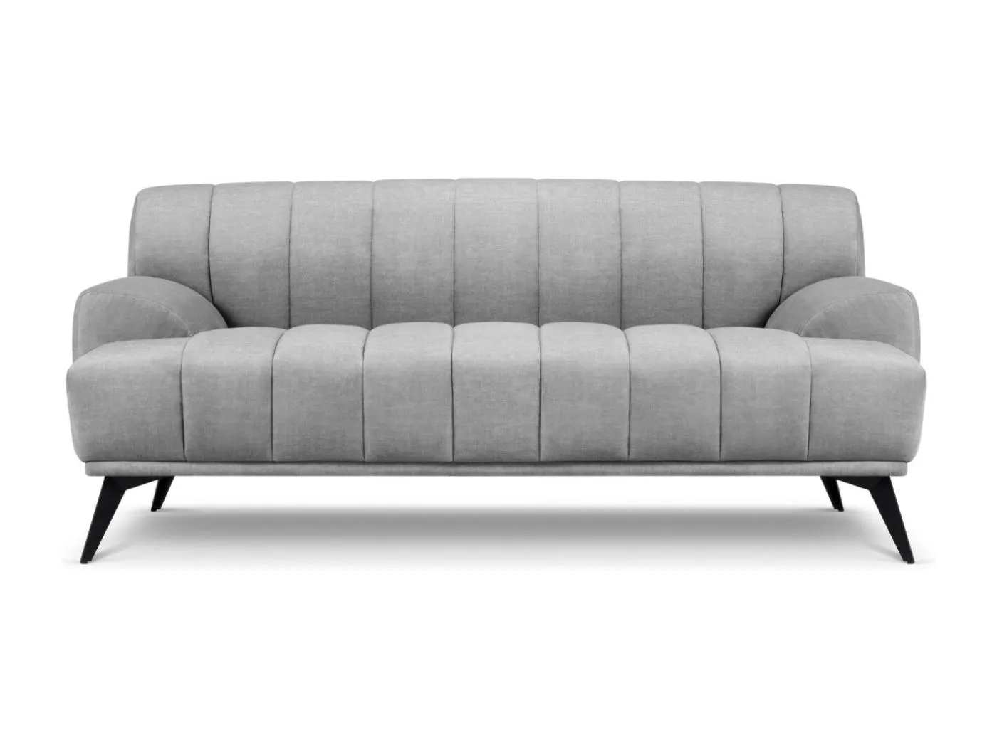 CXL by Christian Lacroix - 2-Sitzer Sofa "Rita" Sitzer aus Samt hellgrau - 166x94x77cm