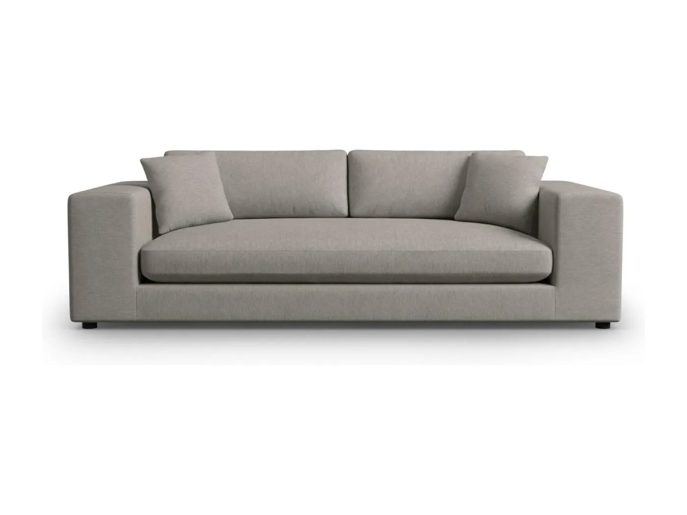 CXL by Christian Lacroix - 4-Sitzer Sofa "Tendance" Sitzer aus strukturiertem Stoff grau - 262x122x72cm