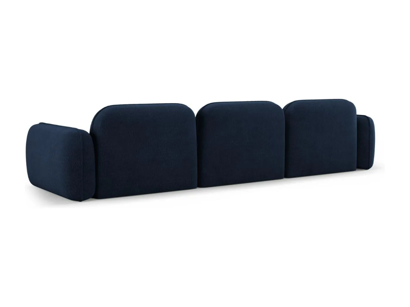 CXL by Christian Lacroix - 4-Sitzer modulares Sofa "Lucien" Sitzer aus Samt dunkelblau - 320x90x70cm