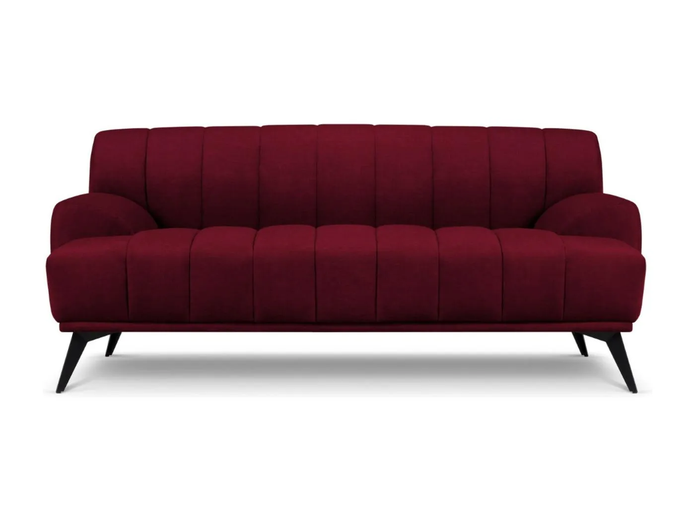 CXL by Christian Lacroix - 2-Sitzer Sofa "Rita" Sitzer aus Samt burgundfarben - 166x94x77cm