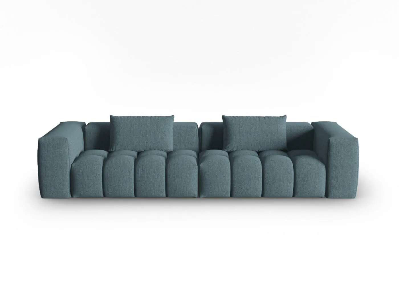 CXL by Christian Lacroix - 5-Sitzer modulares Sofa "Lorella" Sitzer aus strukturiertem Stoff hellblau - 290x85x70cm