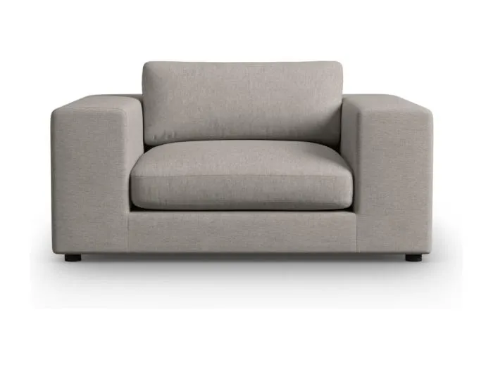 CXL by Christian Lacroix - 1,5-Sitzer Sofa "Tendance" Sitzer aus strukturiertem Stoff grau - 156x122x72cm