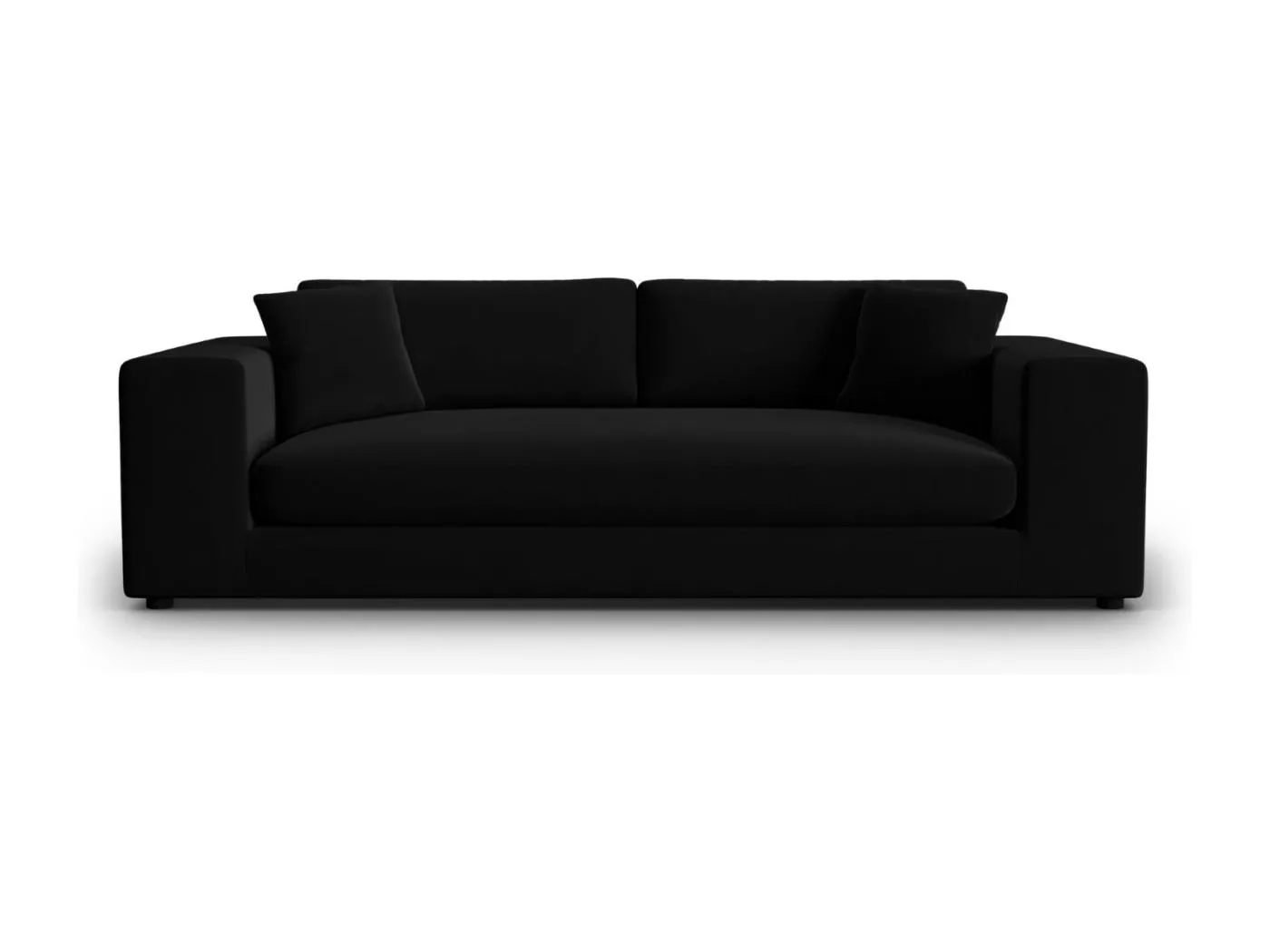 CXL by Christian Lacroix - 4-Sitzer Sofa "Tendance" Sitzer aus Samt schwarz - 262x122x72cm