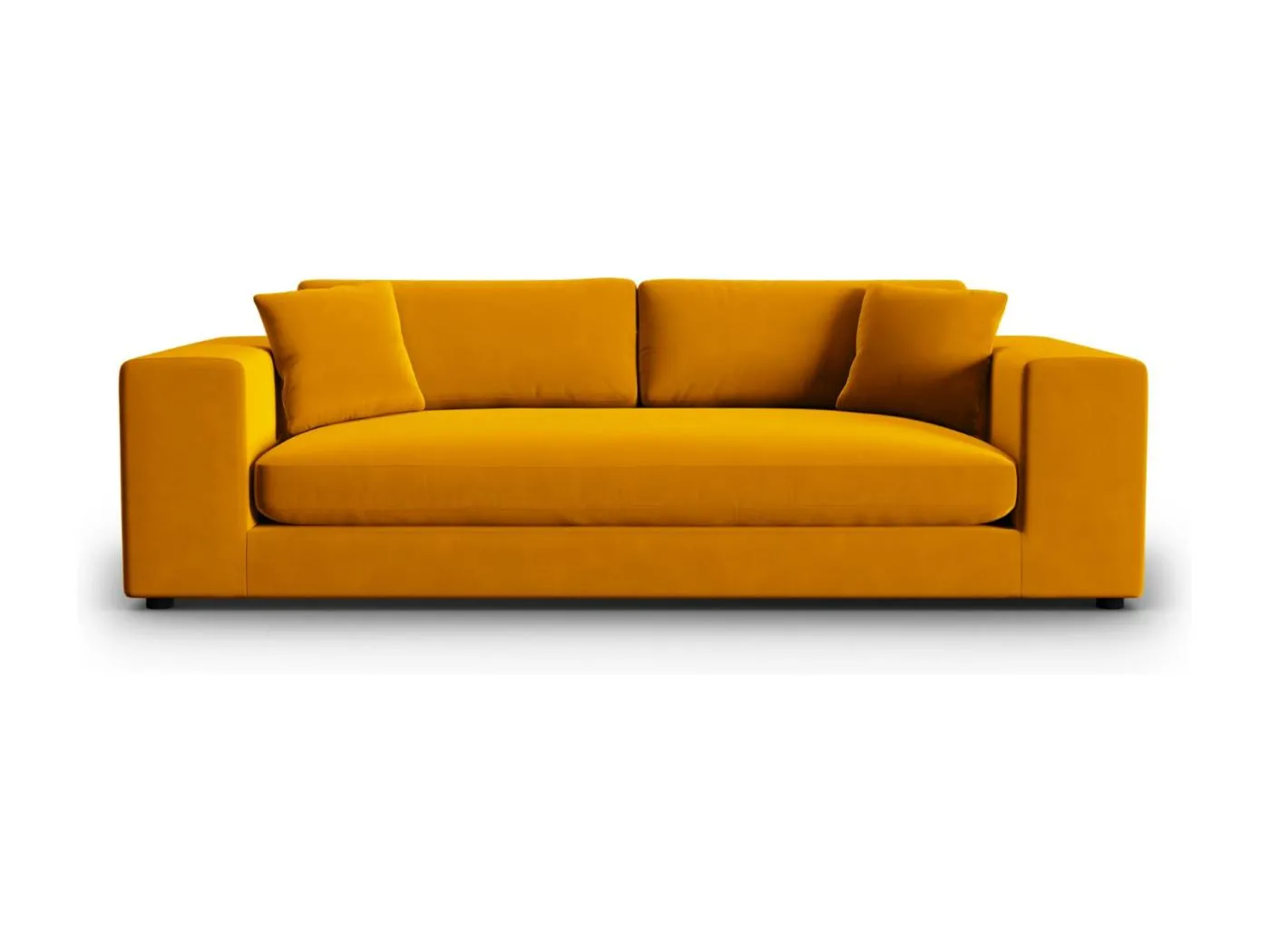 CXL by Christian Lacroix - 4-Sitzer Sofa "Tendance" Sitzer aus Samt gold - 262x122x72cm