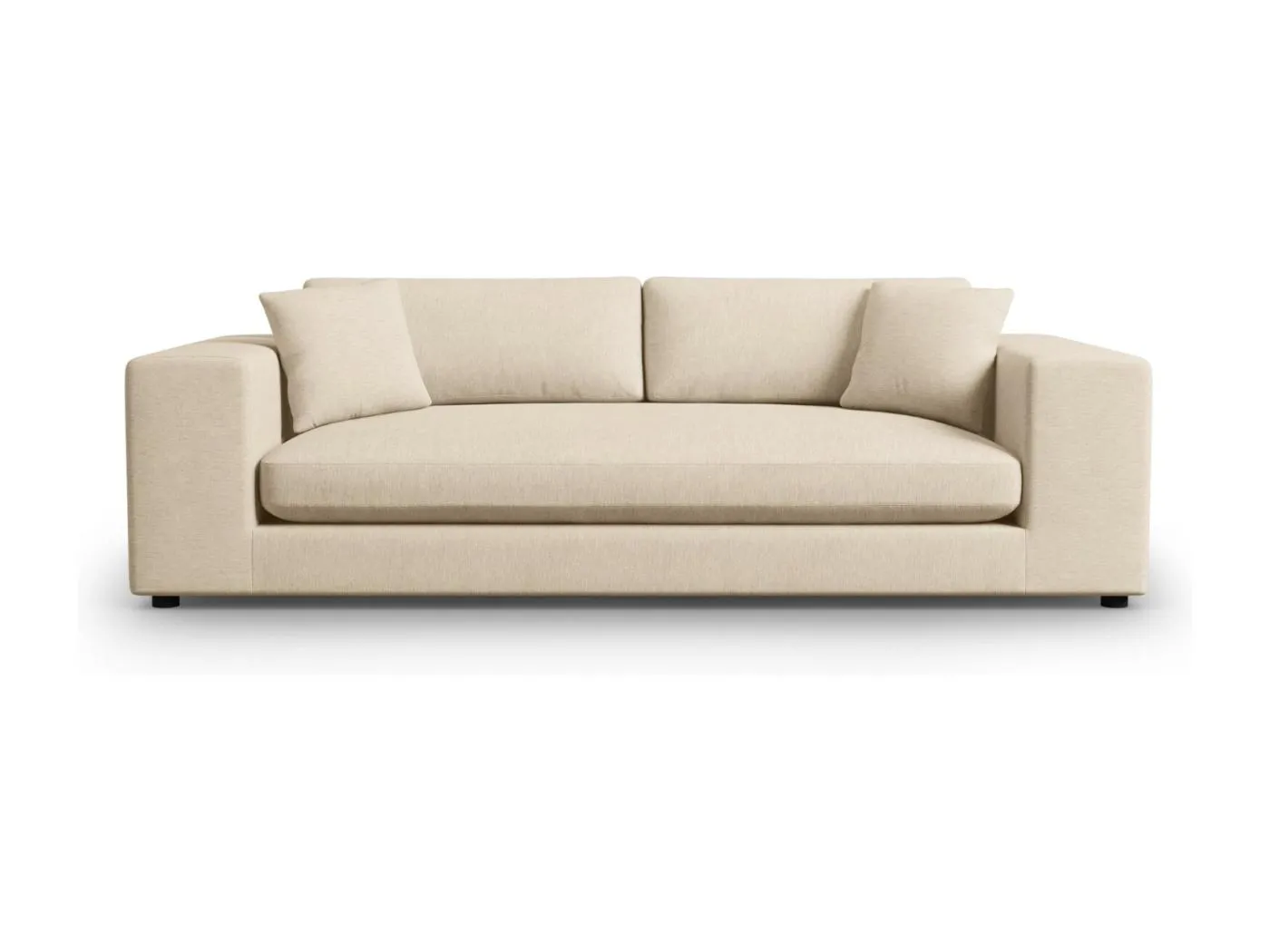 CXL by Christian Lacroix - 4-Sitzer Sofa "Tendance" Sitzer aus strukturiertem Stoff beige - 262x122x72cm