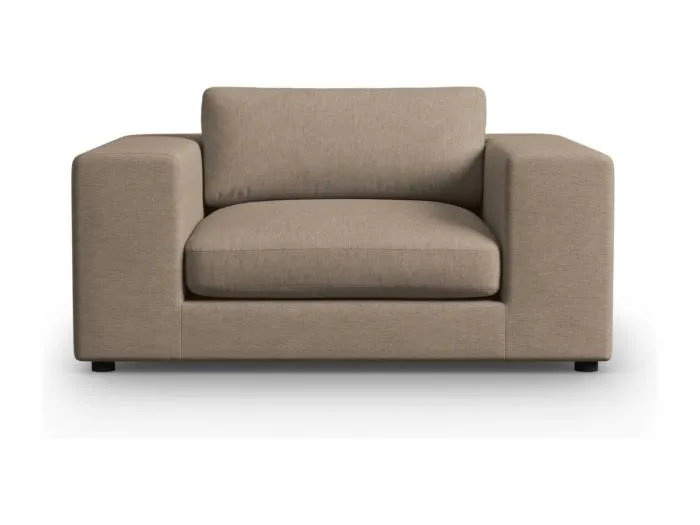 CXL by Christian Lacroix - 1,5-Sitzer Sofa "Tendance" Sitzer aus strukturiertem Stoff hellbraun - 156x122x72cm