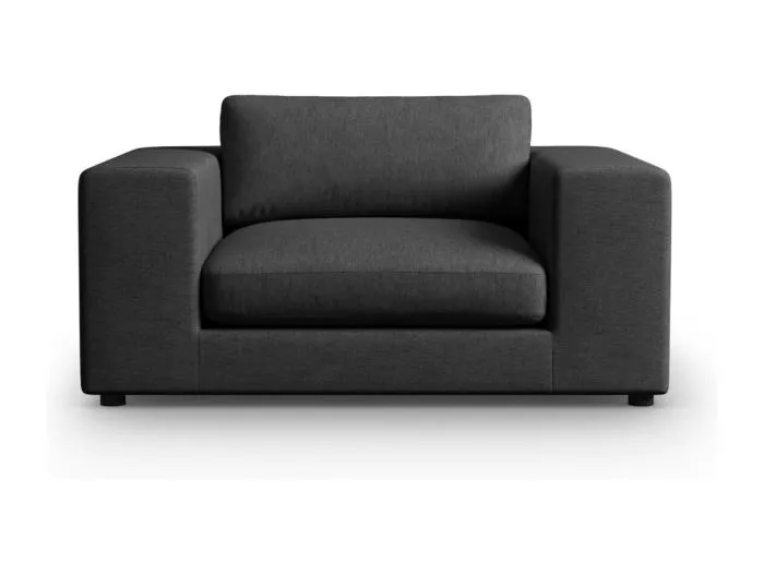 CXL by Christian Lacroix - 1,5-Sitzer Sofa "Tendance" Sitzer aus strukturiertem Stoff schwarz - 156x122x72cm
