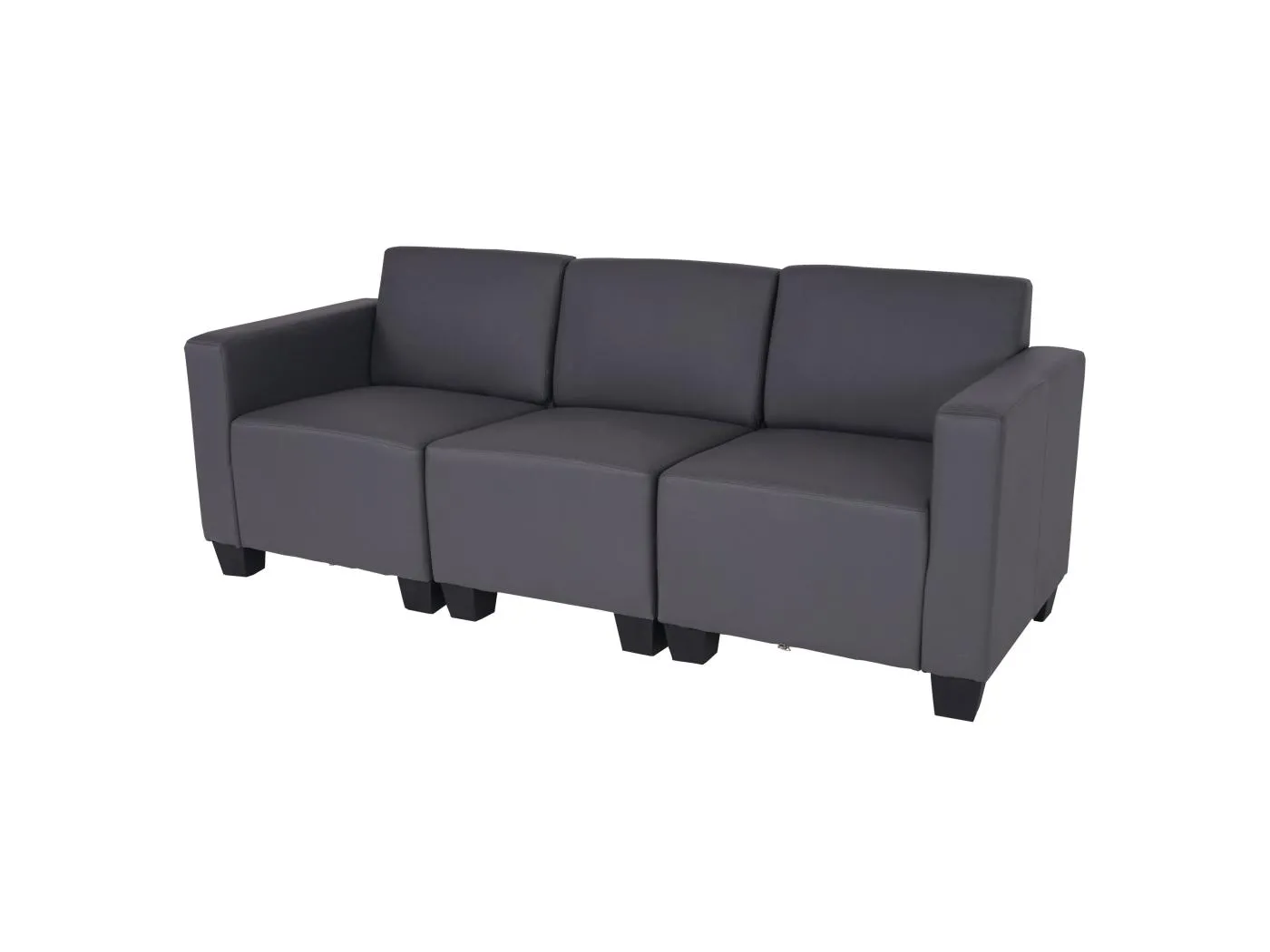 3-Sitzer Sofa Moncalieri, Dunkelgrau