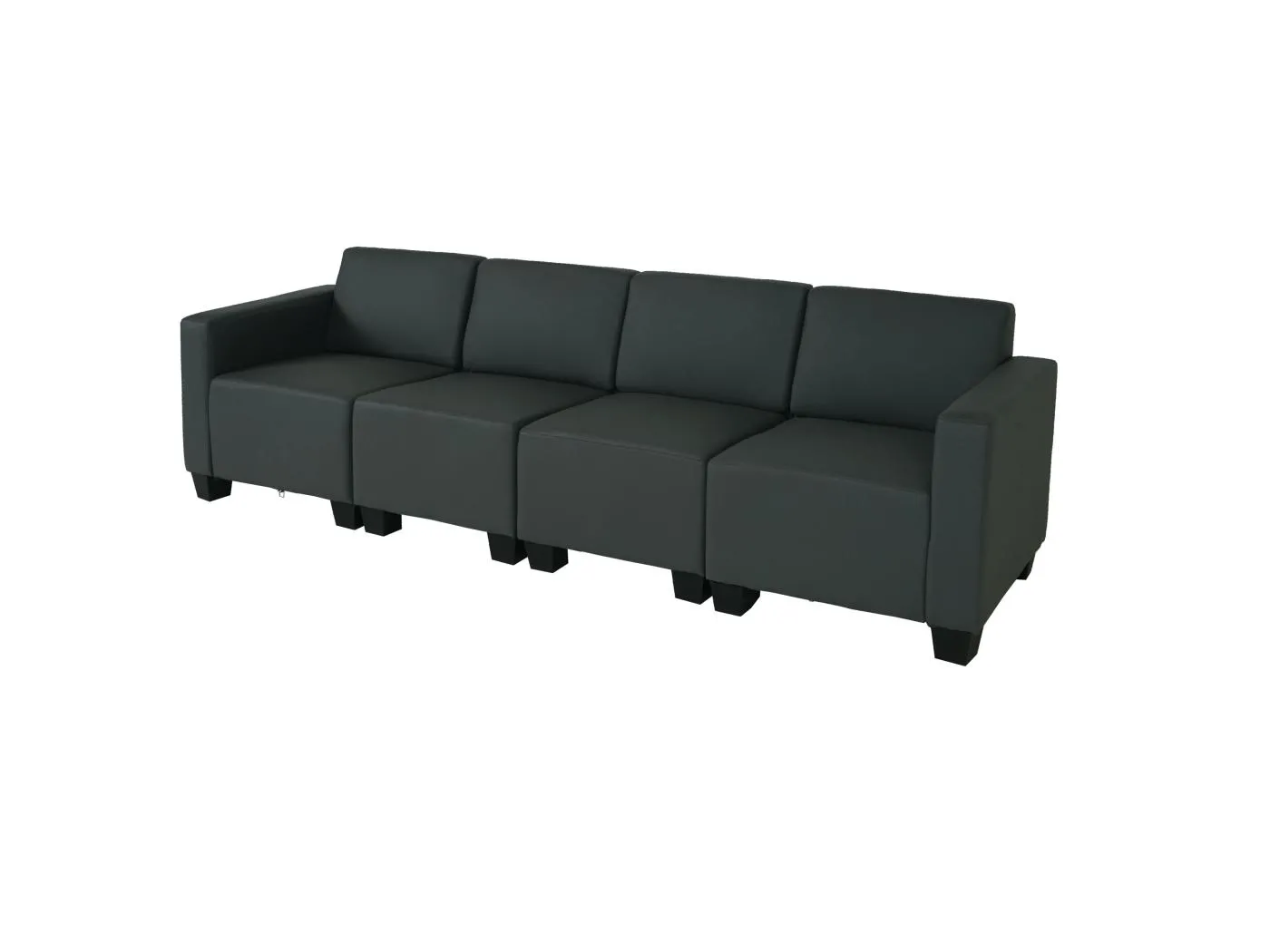 4-Sitzer Sofa Moncalieri, Dunkelgrau