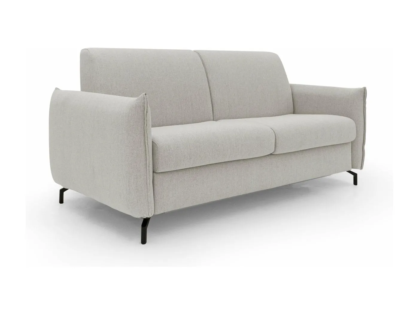 Scarlet Schlafsofa aus wasserfestem Baumwollmischgewebe T19 175 cm (mat.120x197) creme