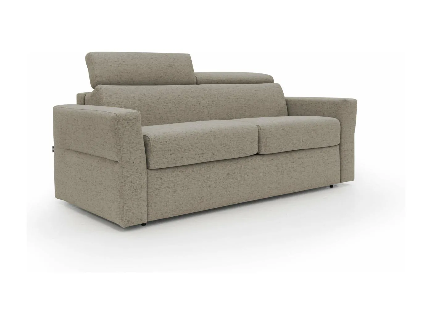 Avalon Schlafsofa mit 18 cm hoher Matratze aus wasserfestem Stoff T03 180 cm (120x197) braun