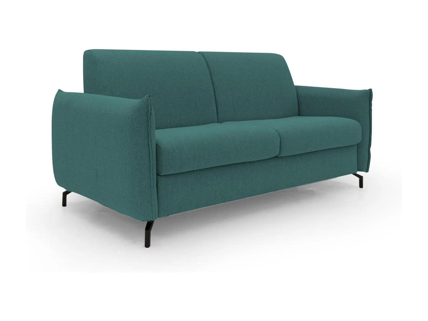 Scarlet Schlafsofa aus wasserfestem Baumwollmischgewebe T19 175 cm (mat.120x197) petrol