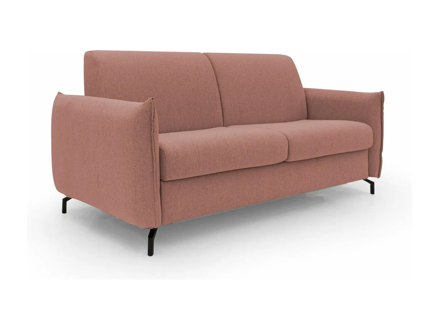 Scarlet Schlafsofa aus wasserfestem Baumwollmischgewebe T19 195 cm (mat.140x197) lachs