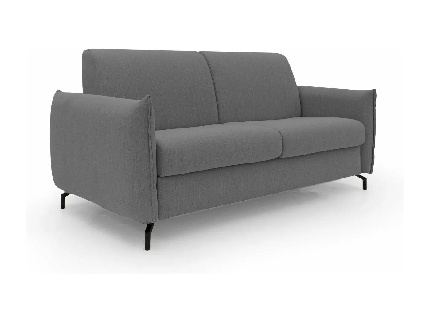 Scarlet Schlafsofa aus wasserfestem Baumwollmischgewebe T19 195 cm (mat.140x197) anthrazit