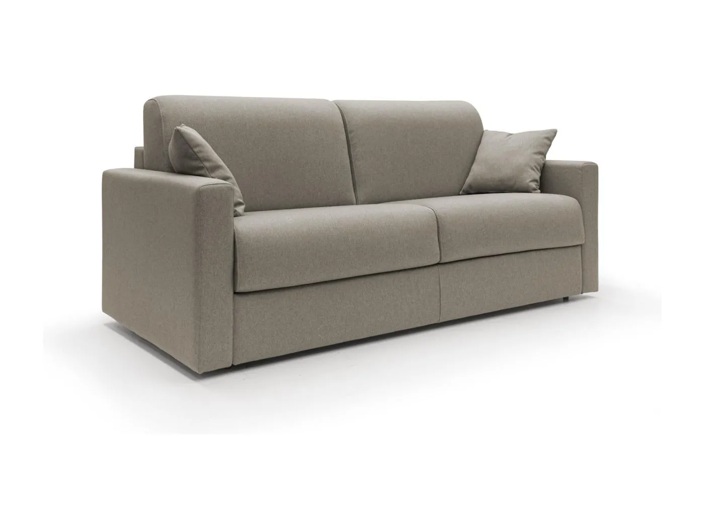 Chris Schlafsofa aus wasserfestem Stoff T13 186 cm (mat. 120x197) taupe