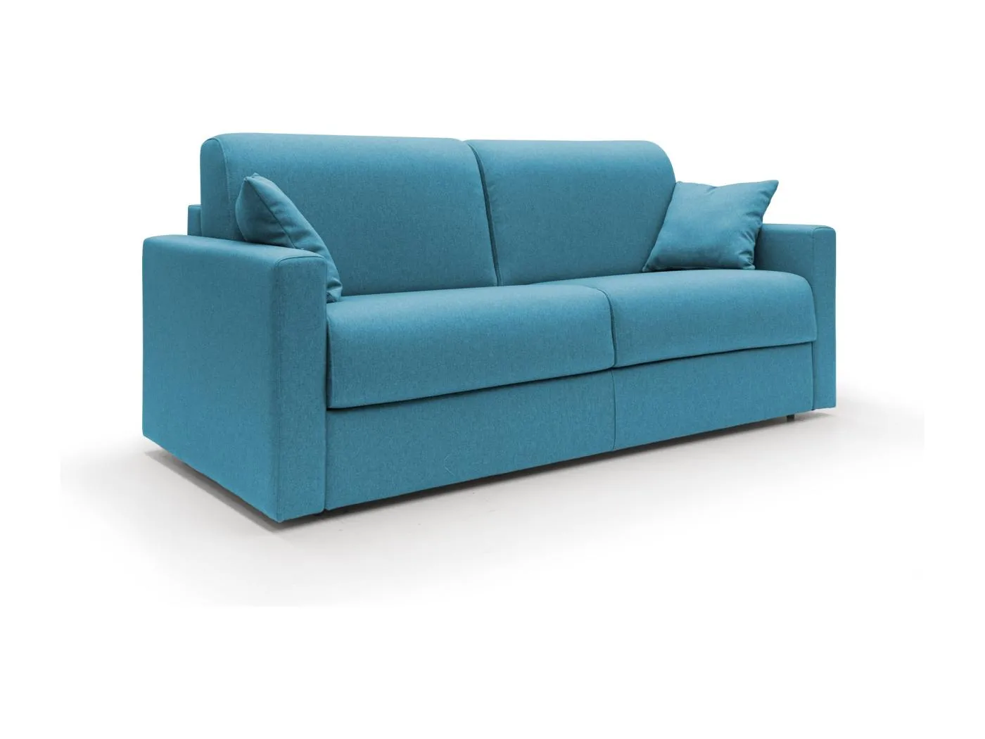 Chris Schlafsofa aus wasserfestem Stoff T13 166 cm (mat. 120x197) hellblau