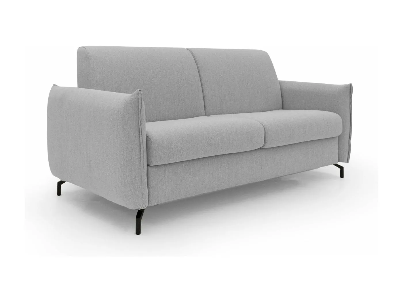 Scarlet Schlafsofa aus wasserfestem Baumwollmischgewebe T19 195 cm (mat.140x197) grau