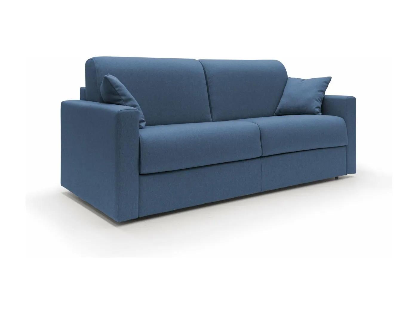Chris Schlafsofa aus wasserfestem Stoff T13 166 cm (mat. 120x197) blau