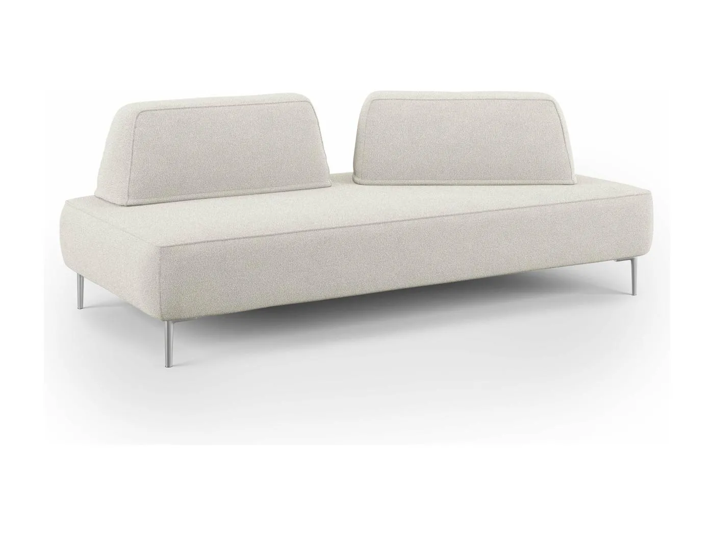 Newton modulares Sofa mit beweglichen Rückenlehnen T07 212 cm weiß