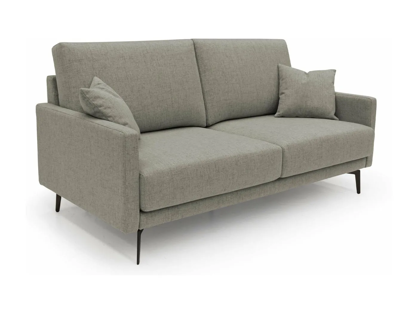 Saturno modernes Sofa aus weichem wasserfestem Stoff T03 160 cm taupe