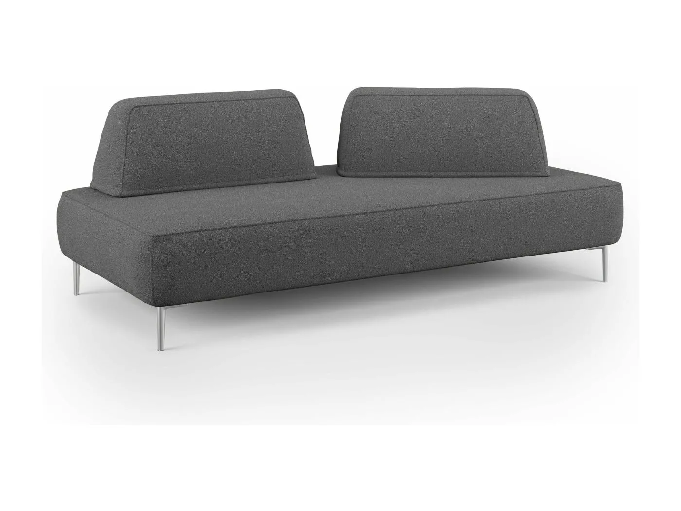 Newton modulares Sofa mit beweglichen Rückenlehnen T07 167 cm anthrazit