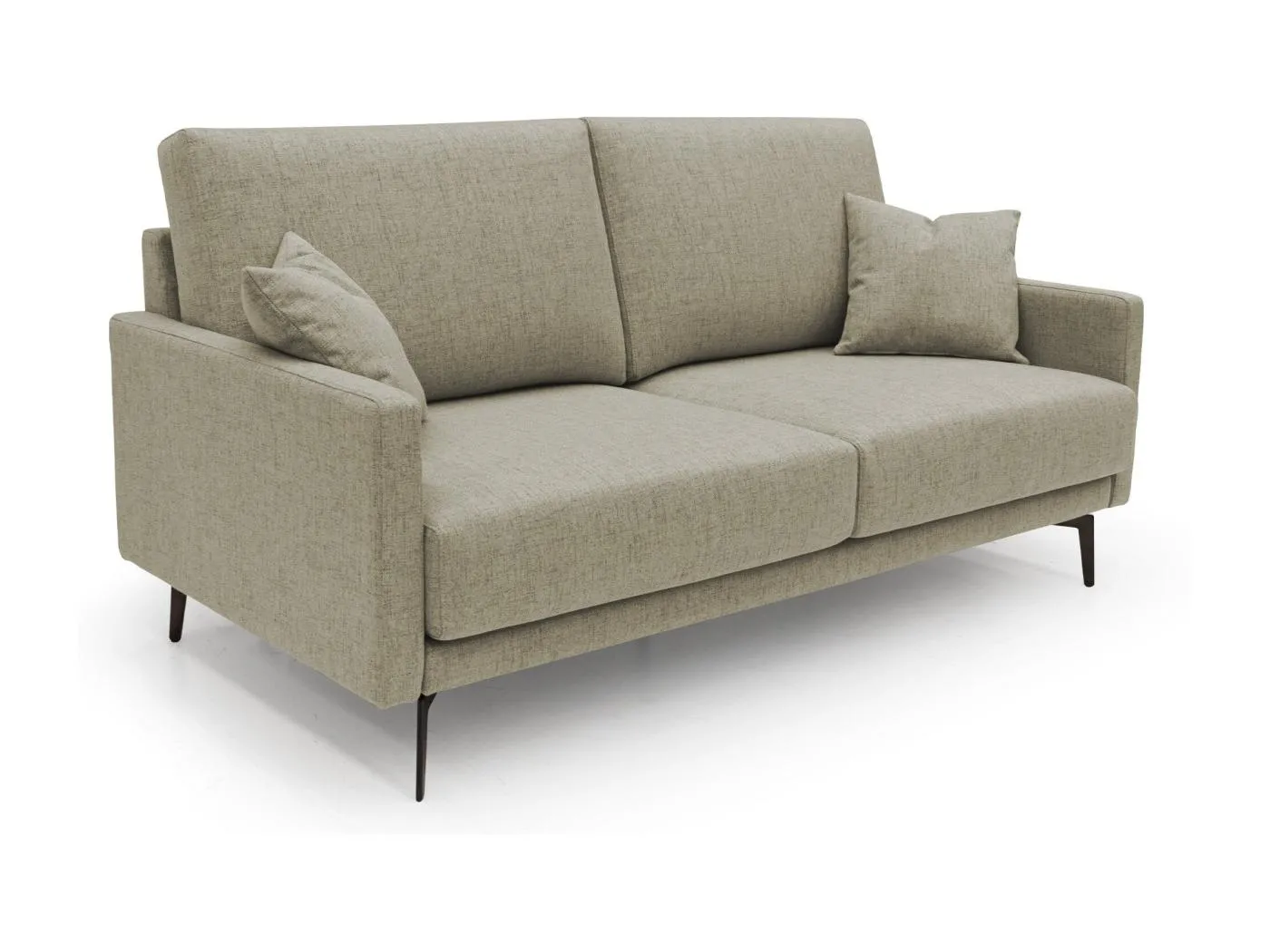 Saturno modernes Sofa aus weichem wasserfestem Stoff T03 160 cm braun