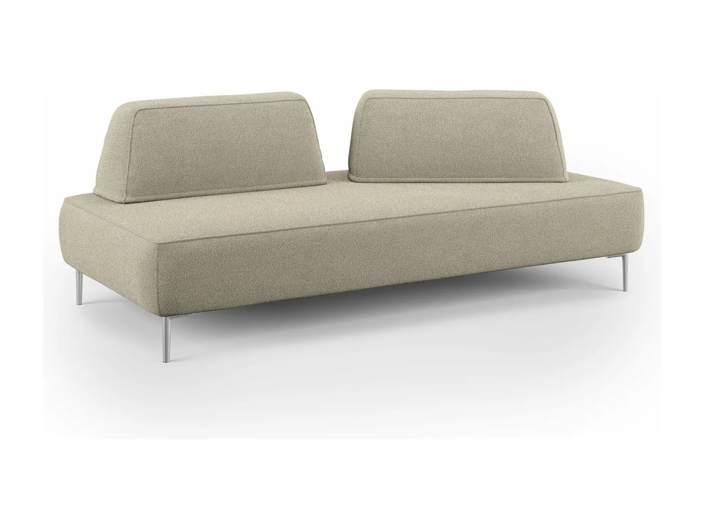 Newton modulares Sofa mit beweglichen Rückenlehnen T07 167 cm beige